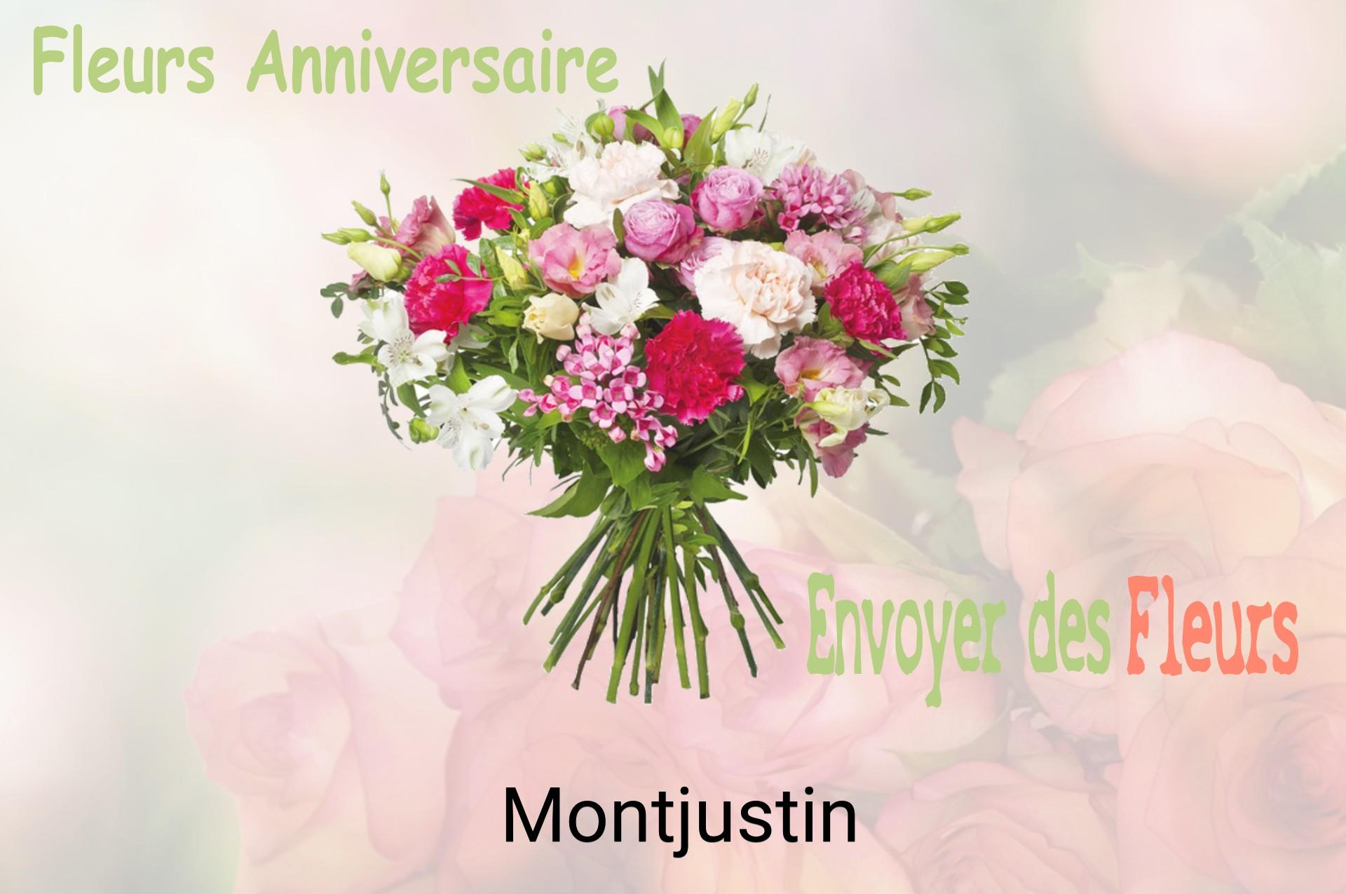 Bouquet de fleurs d’anniversaire livré à Montjustin