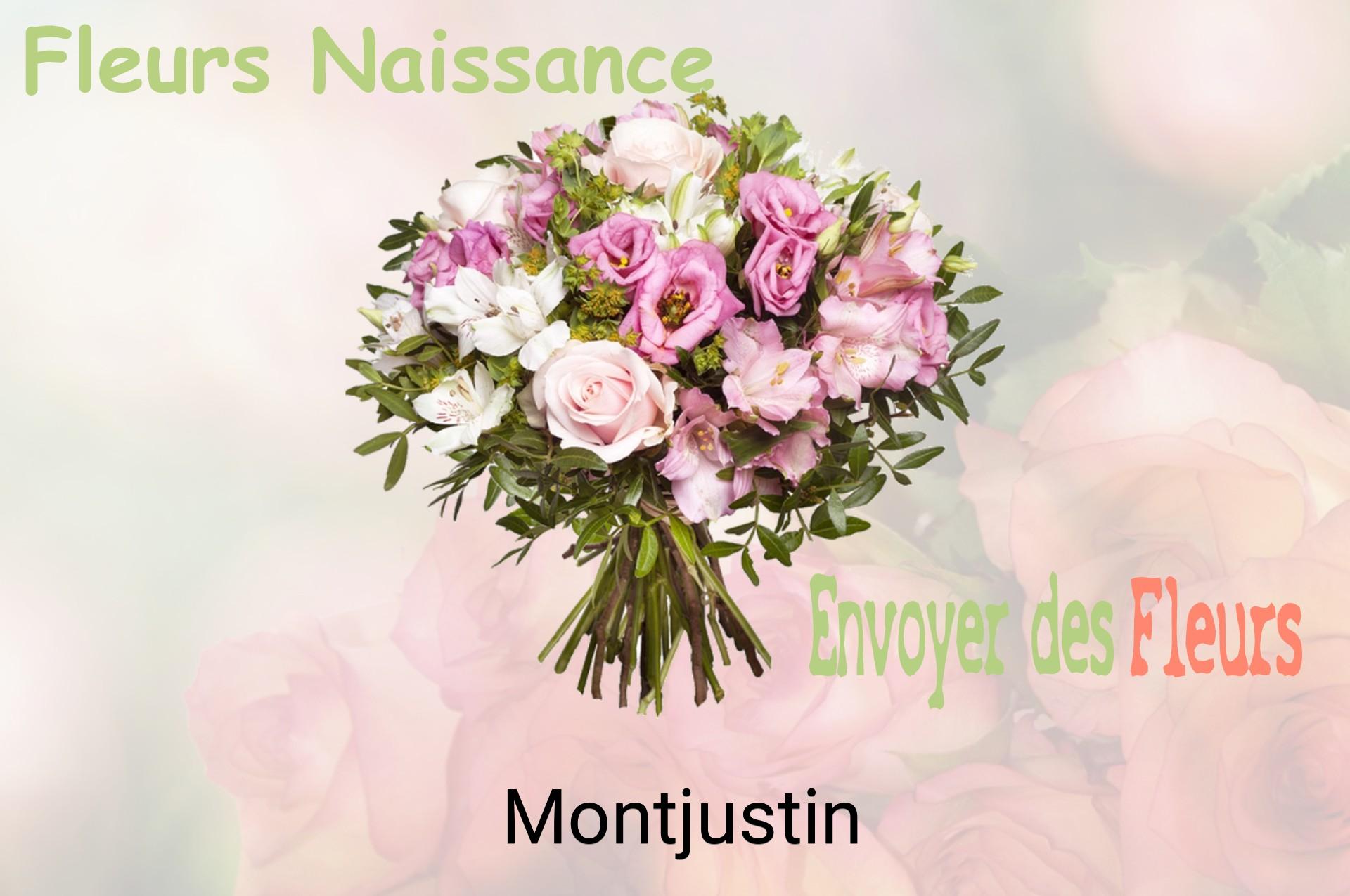 Bouquet de fleurs de naissance livré à Montjustin